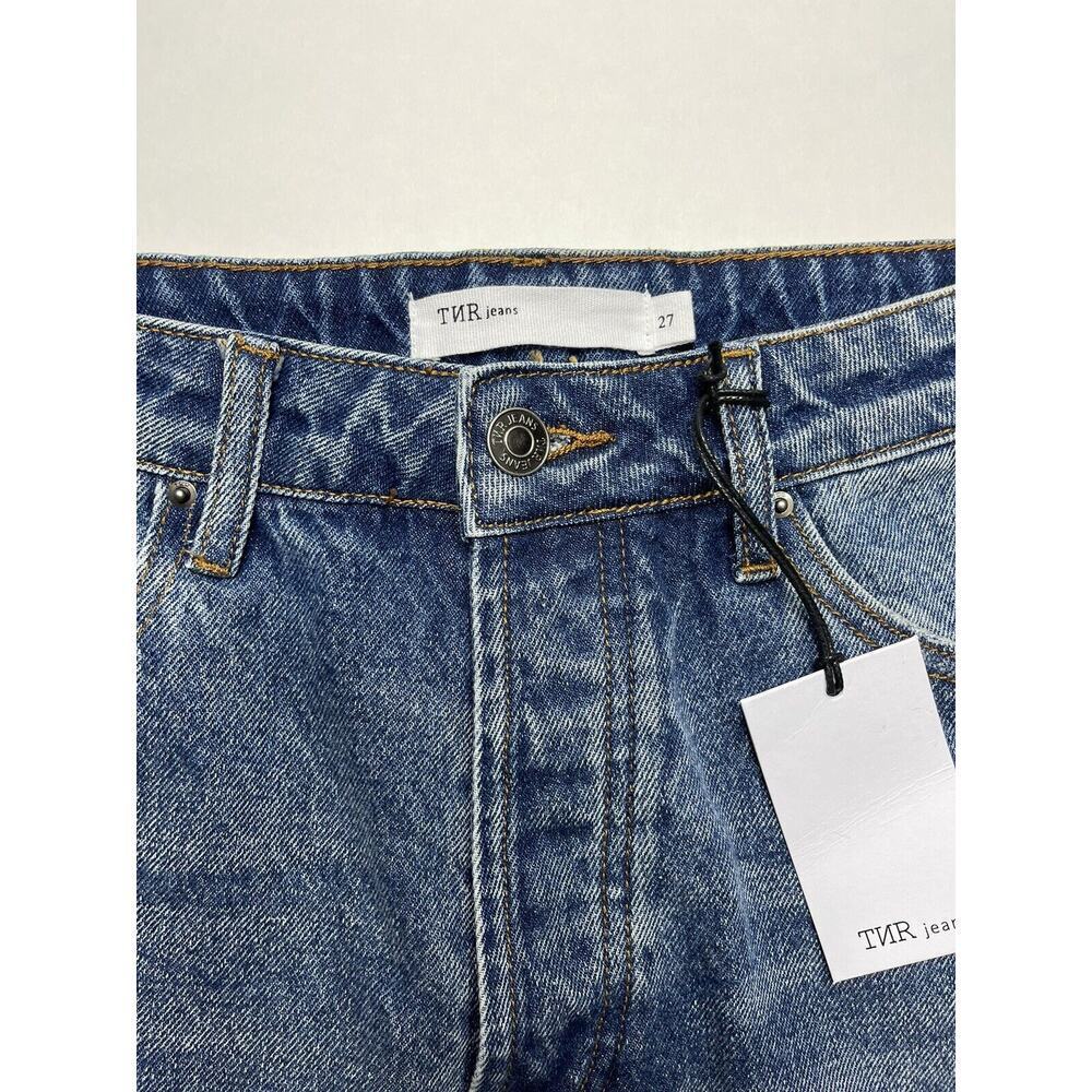 TNR Women’s Jeans Distressed Medium Wash Size 27 Cropped - Picture 9 of 10